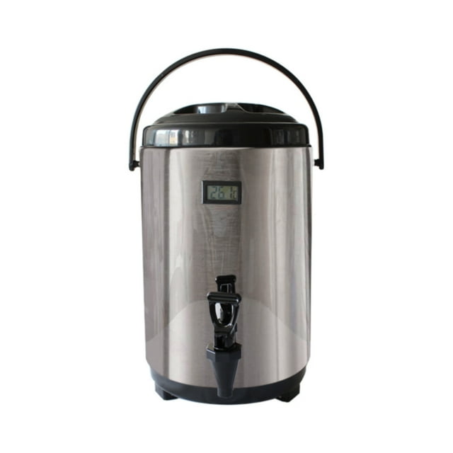 Termo de acero inoxidable de 10 litros con visor de temperatura