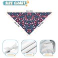 thumbnail image 6 of Dog Bandana 2 Pack,Pioneer Flower Floral Print Pattern Bandanas for Dogs,Cat Bandana,Small/ Large Dog Bandana 2 Size,Dog Bandanas Girl Boy, 6 of 6