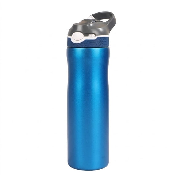 TCKJ 20oz 316 Stainless Steel Insulated Tumbler with Straw and Leak-Proof Lid, Blue
