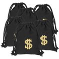 thumbnail image 1 of EeaseCA 6pcs Drawstring Coins Bags Small Coins Gift Game Machine Coins Wrapping Bags, 1 of 7