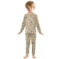 thumbnail image 7 of Boys Pajamas Girls Pajama Forest Animals Cute Comfortable Cotton Two-piece Pajama Set, 7 of 7