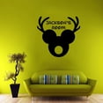 thumbnail image 3 of Reindeer Design Customized Wall Art Vinyl Decal - Custom Vinyl Wall Art - Personalized Name - Baby Girls Boys Kids Bedroom Decal Room Wall Art Stickers Decoration Size (20x20 inch), 3 of 3