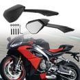 thumbnail image 1 of Espejos Retrovisores de Motocicleta Unique Bargains, Espejos Laterales en Forma de Diamante, Reemplazo para Aprilia RS660 2021-2024 y Aprilia RSV4 2019-2025, 1 Juego, 1 of 6