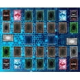 thumbnail image 1 of YuGiOh! 2 Player Duel Link Zones Custom Playmat - Rubber Game Mat 53 cm x 63 cm, 1 of 4