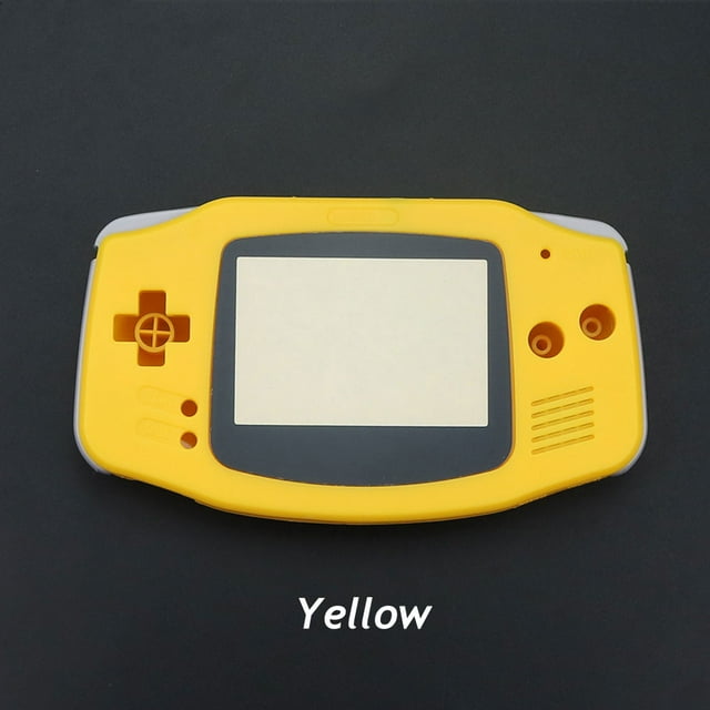 1SET For GameBoy Advance Replacement Luminous Clear Housing Shell Cover With Buttons Sticker For GBA Console Protective Case 512E
