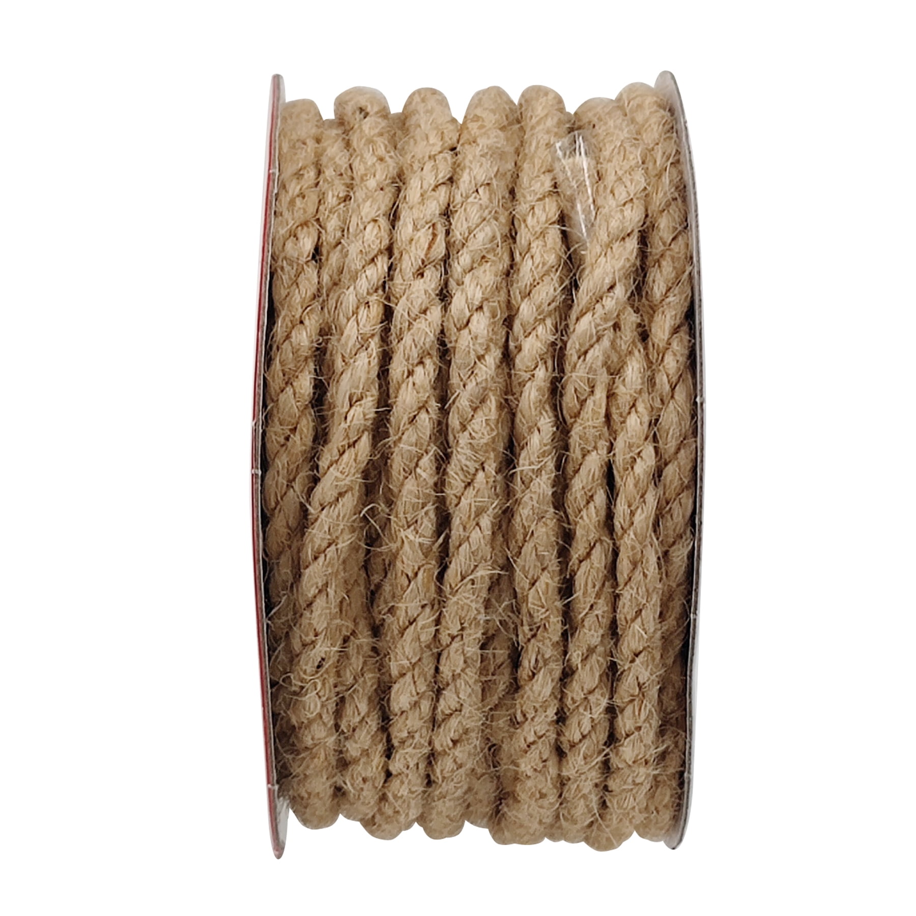Holiday Time Christmas Natural Twisted Cord Gift Trim, 15 ft, NATURAL TRIM