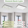 thumbnail image 5 of Colorful Flowers Magnetic Fluorescent Light Covers for Ceiling Lights 2x4 Feet, Farmhouse Botanical Floral Herbs Office Classroom Kitchen Drop Ceiling Light Covers Lighting Filters Shade Panel 1 Pack, 5 of 9