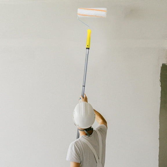 LEORX 1Set Convenient Iron and Plastic Paint Roller for Home Painting and Wall Decorating