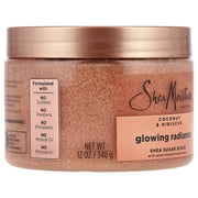 SheaMoisture Glowing Radiance Shea Sugar Scrub, Coconut & Hibiscus, 12 oz (340 g)