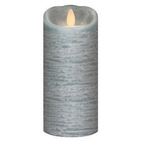 Sterno Home IGFT88107QB00 LED Flameless Candle, Quarry Blue, 3 x 7-In.