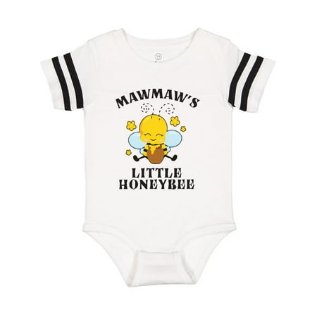 

Inktastic Cute Bee Mawmaw s Little Honeybee with Stars Gift Baby Boy or Baby Girl Bodysuit