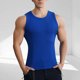 thumbnail image 2 of Camisetas de Entrenamiento Color Sólido Deportes de Fitness Al Aire Libre Tira Fina Camiseta Transpirable, 75% Poliéster 20% Rayón 5% Spandex, 2 of 6