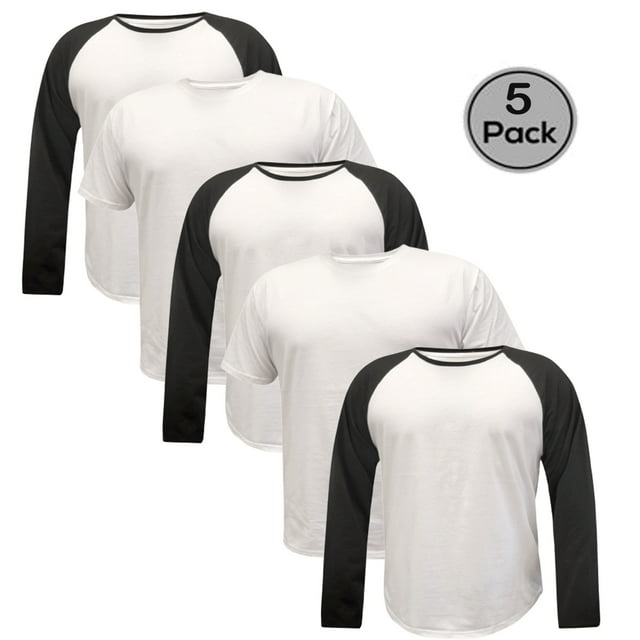 Blank Activewear , Lot de 5 T-Shirts pour Hommes, 50/50, Coton Polyester