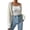 White, variant on Women's Long Sleeve Open Front Knitted Crop Cardigan Drop Shoulder Loose Knit Bolero Shrug Sweater Casual Tops for Fall Winter