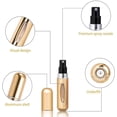 thumbnail image 4 of Atomizador de perfume de 4 piezas de 5 ml, atomizador de perfume recargable, mini portátil BANYUO Hogar, 4 of 5