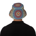 thumbnail image 3 of Balery Round Mandala Sun Hats for Men Women Bucket Hat UPF 50+ Buckey Hat Boonie Hat Foldable UV Protection Hiking Beach Fishing Summer, 3 of 9