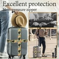 thumbnail image 5 of 2Pcs Luggage Straps Suitcase Belt TSA Approved Travel Belt Polyester Black Cat Luggage Connector Straps with Quick-Release Buckle Adjustable Suilcase Straps for Bag Accessory 2x35.4Inch Mixed Color, 5 of 9