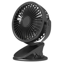 Fridja USB Mini Clip Fan Fan Clip on Desk 720° Rotation Ultra Quiet operation for Office Dorm Bedroom Stroller