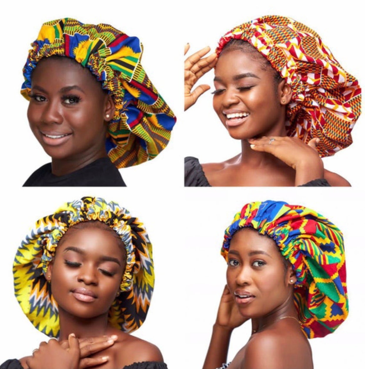 Bogolan Regular Silk Lined Bonnets 
