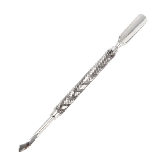 Unique Bargains Multi-function Double-side Cuticle Pusher 5.28 Length Silver Tone 1 Pc
