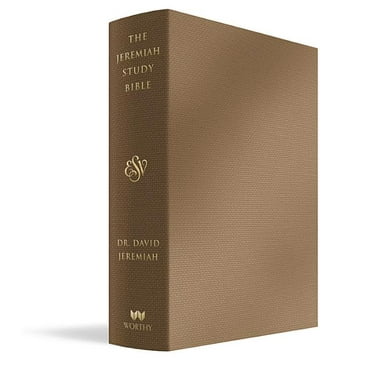 The Jeremiah Study Bible, Esv, Bronze Leatherluxe(r): What It Says. What It Means. What It Means for You., (Hardcover)