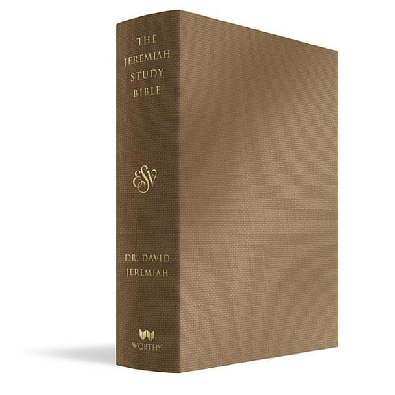 The Jeremiah Study Bible, Esv, Bronze Leatherluxe(r): What It Says. What It Means. What It Means for You., (Hardcover)