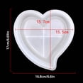 thumbnail image 3 of Molde Cubo de Hielo Amor Torta Chocolate Antiadherente Grado Alimentario Chocolate Caramelo Jelly Ice Snacks Papel Cupcake Hornando Moldes para Chocolate, 3 of 8
