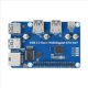 thumbnail image 1 of HUB 3 X USB 3.2 Gen1 1 X Gigabit Ethernet, HUB Splitter ETH Tarjeta de Expansión Puerto de Red Gigabit Hub Controlador Gratuito, 1 of 5