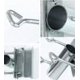 thumbnail image 5 of Soporte para sombrilla de patio que ahorra espacio, soporte ajustable flexible de acero resistente, superficie galvanizada para barandilla, diseño antivibración para un sombreado óptimo en balcones, 5 of 5