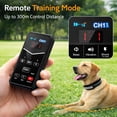 thumbnail image 4 of Sistema de valla invisible inalámbrica para 2 perros, valla eléctrica con pantalla LCD, intensidad de advertencia ajustable, alcance de 300 m, valla inalámbrica recargable para mascotas,, 4 of 9