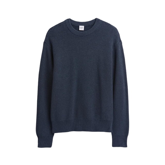 Suéter GAP para niños cuello redondo azul marinero intenso XL