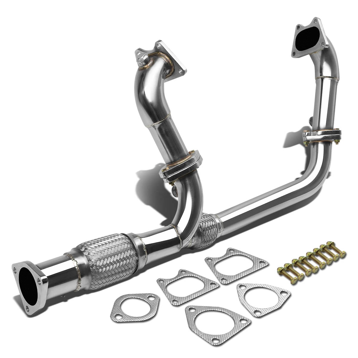 For 2003 To 2007 Honda Accord 2 1 Design Stainless Steel Exhaust Header Kit V6 04 05 06 Walmart Com Walmart Com