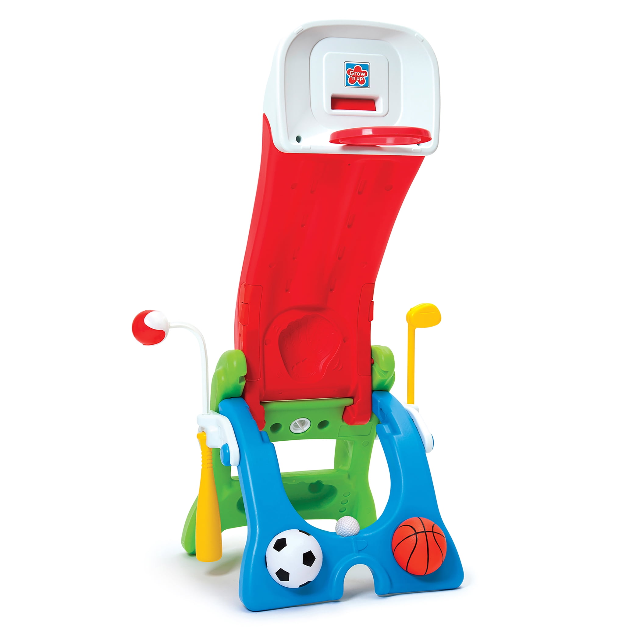 Free Shipping! Grow 'n up 6 n 1 Plastic Toddler Slide Sport Center - Walmart.com Free Shipping! Grow 'n up 6 n 1 Plastic Toddler Slide Sport Center - Walmart.com