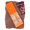 Orange, variant on Orange Woven Paithani Banarasi Silk Dupatta/Chunni for Women Floral Print Zari Dupatta for Girls Size: 1M x 2.3M
