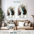 thumbnail image 4 of Elephant Stock Excite Wall Art - Vertical Canvas Wall Art - Living Room Wall Decor - People Canvas - White And Turquoise Decor By Ashvin Harrison - 24" x 36", 4 of 8