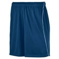 thumbnail image 2 of Augusta S Wicking Soccer Shorts With Piping Navy/White 460, 2 of 2