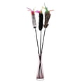 thumbnail image 4 of Cat Teaser Stick Soft Fake Feather Cat Wand Toy Pet Interactive Toy for Kitten, 4 of 10