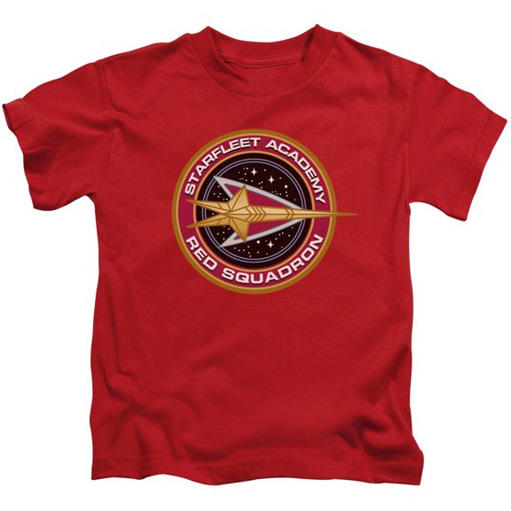 Star Trek - Red Squadron - Juvenile Short Sleeve Shirt - 5/6