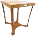 thumbnail image 1 of Spider Legs Table Basse Pliante en Bois Portable Fait Main avec Finition Chêne Chaud, 1 of 1