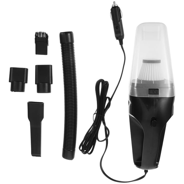 OUNONA Small Vacuum Cleaner Car Vacuum Cleaner Plastic Black 1Pack