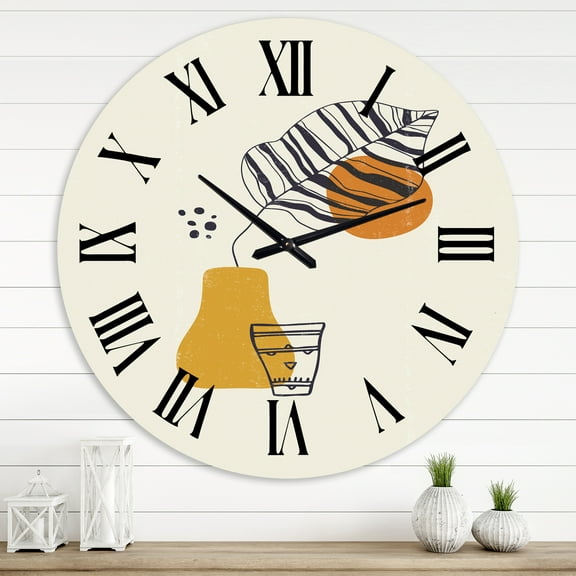 Designart 1 in Quartz Modern/Contemporary Wall Clock