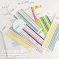 thumbnail image 2 of Sticky Long Tabs 6 Sheet Highlighter Tape 960 Pcs Translucent Sticky Notes Tabs for Annotating Books Bible Study Supplies, 2 of 3