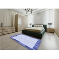 thumbnail image 5 of Ahgly Company Machine Washable Indoor Rectangle Transitional Heavenly Blue Area Rugs, 4' x 6', 5 of 7