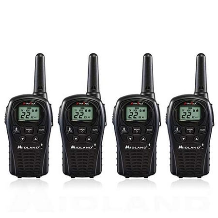 4 Channel Radio With Servos Midland LXT500VP3 Xtra Talk Two Way Radio 22 Channels 24 Mile Range Water Resistant (4 Pack) ()