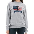 thumbnail image 2 of Big Size Happy Labor Day Unisex Ring Spun Cotton Premium Long Sleeve T-shirt - Heather Grey 3XL, 2 of 3