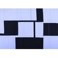 thumbnail image 1 of Ahgly Company Indoor Rectangle Abstract Blue Contemporary Area Rugs, 2' x 4', 1 of 4