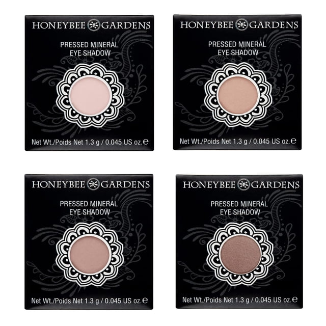 Sombra de ojos compacta Honeybee Gardens Skinny Dip con 4 sartenes