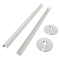 thumbnail image 4 of 4PCS Radiator Pipe Covers and Pipe Collars 15 x300mm and 15mm Pipe Collars white, 4 of 9