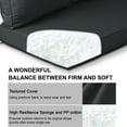 thumbnail image 2 of HONEY HOME Outdoor Loveseat Cushion Set, 48 x 24, Water Repellent, Fade Resistant, Couch love seat Filled with shredded sponge for added support, 2 of 6