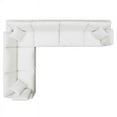 thumbnail image 4 of Modway Commix 6-Piece Down Filled Overstuffed Fabric Sectional Sofa Set in White, 4 of 5